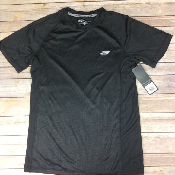 Skechers Men's Charcoal Performance Tee - Picture 1 of 6